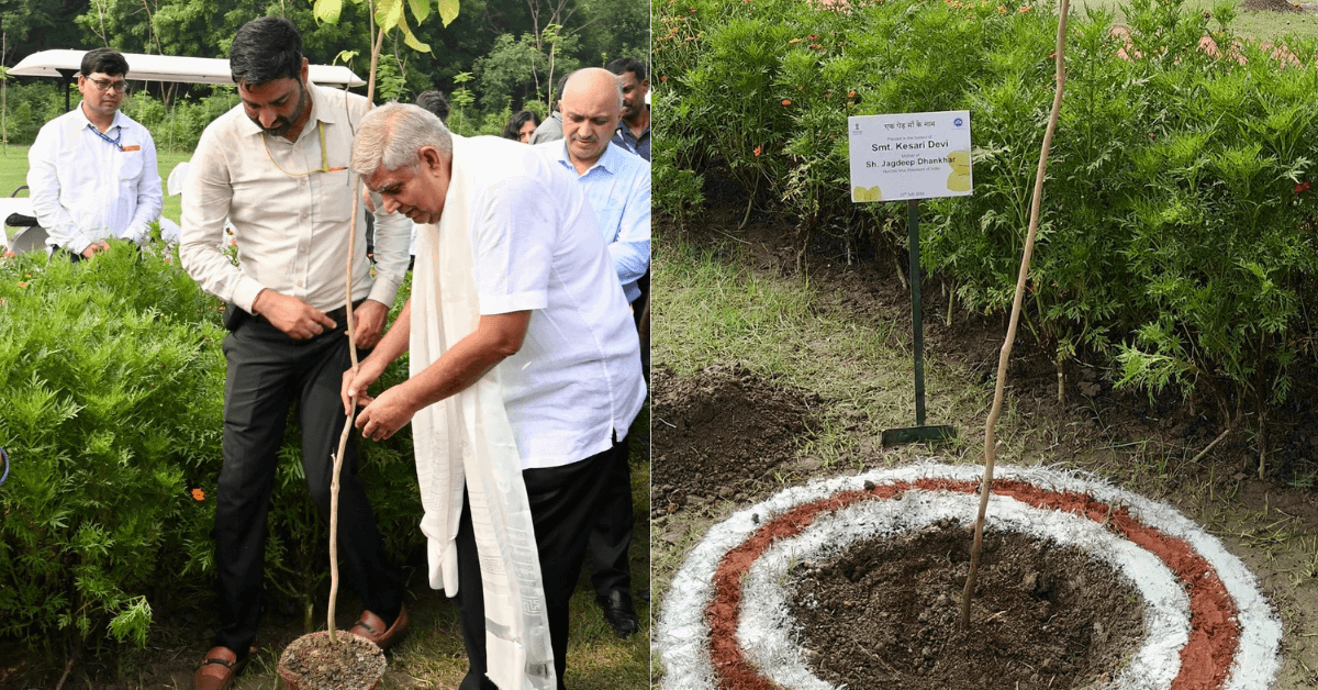 PM praises VP planting a sapling under Ek Ped Maa Ke Naam