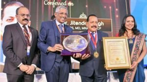 Union Minister Dr. Jitendra Singh conferred the prestigious Lifetime Achievement Award